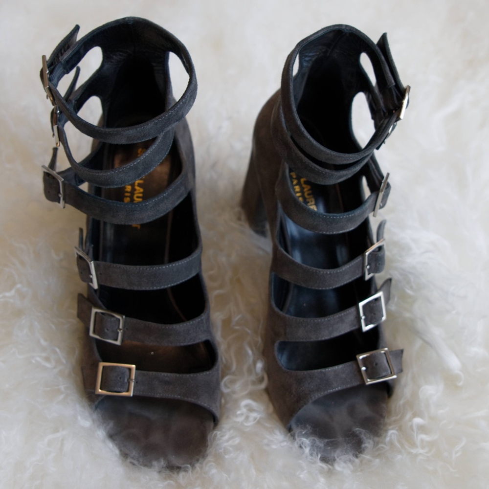 Babies 90 Babies Multi Buckle-Strap Brushed-Suede - Picture 7 of 8